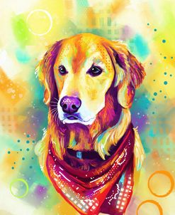 Pop Art Golden Retriever 2