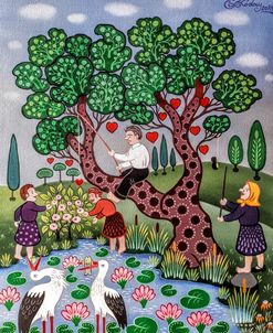 Fishing With The White Storks