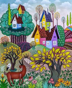 Goat In The Garden