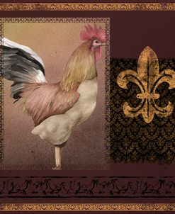 Rooster Ware Burgundy II