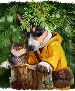 Basanji In A Yellow Coat