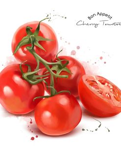 Red cherry tomatoes