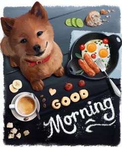 Good Morning Shiba Inu