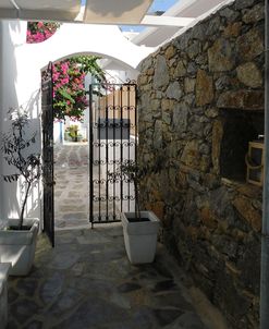 Greece, Alleyway and Iron Gate