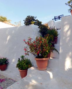 Greece, Flower Pots