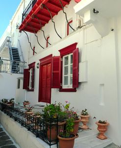 Greece, Red Shutters