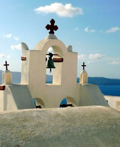 Greece, Santorini Church Top
