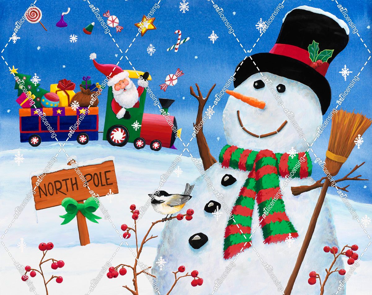 Noth Pole Snowman