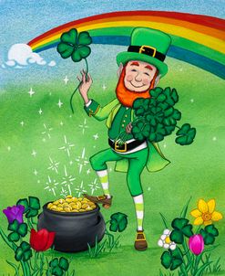 Four Leaf Clover Leprechaun