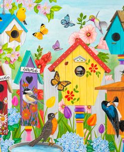 Spring Birdhouse Joy