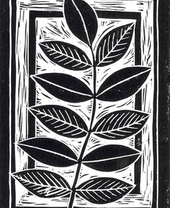 Leafy Lino Print