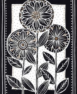 Lino Print Floral