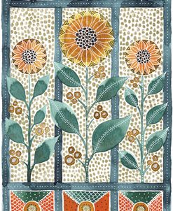 Trio Of Sunflowers