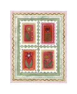 Springtime Stamp Collage