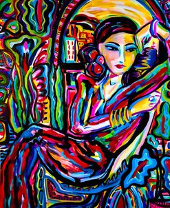 Lady In Chair