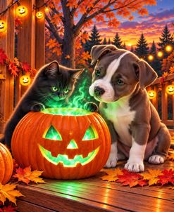 Whiskers Wags and Halloween