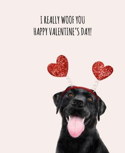 I Really Woof You Happy Valentines Day