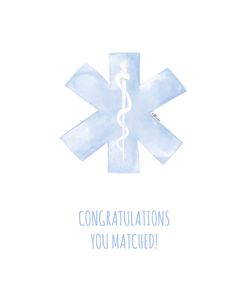 Congratulations You Matched