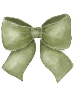 Green Bow Notecard