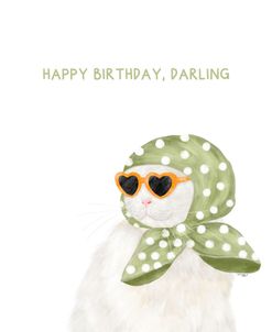Happy Birthday Darling – Cat