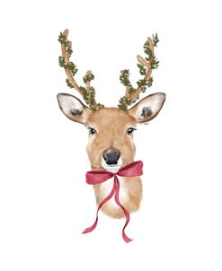 Reindeer Notecard