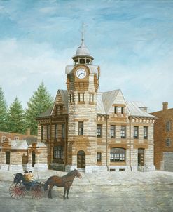 Arnprior Post Office with Horse and Buggy