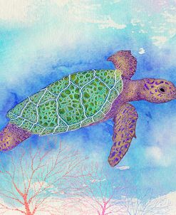 Bright Sea turtle