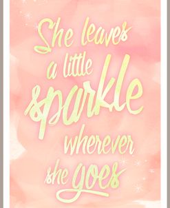 She leaves a sparkle 2