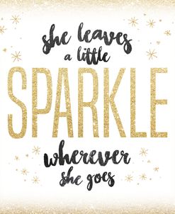 She leaves a sparkle 1