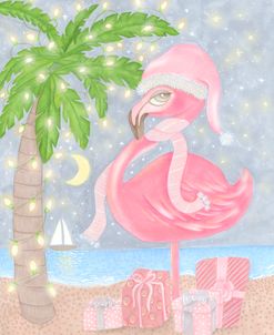Pink Holiday Flamingo