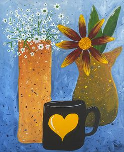 Yellow Heart Mug