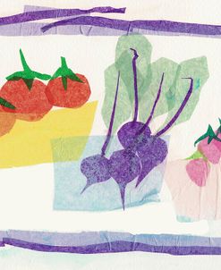 Vegies and Strawberries Collage