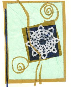 Snowflake Spirals Collage