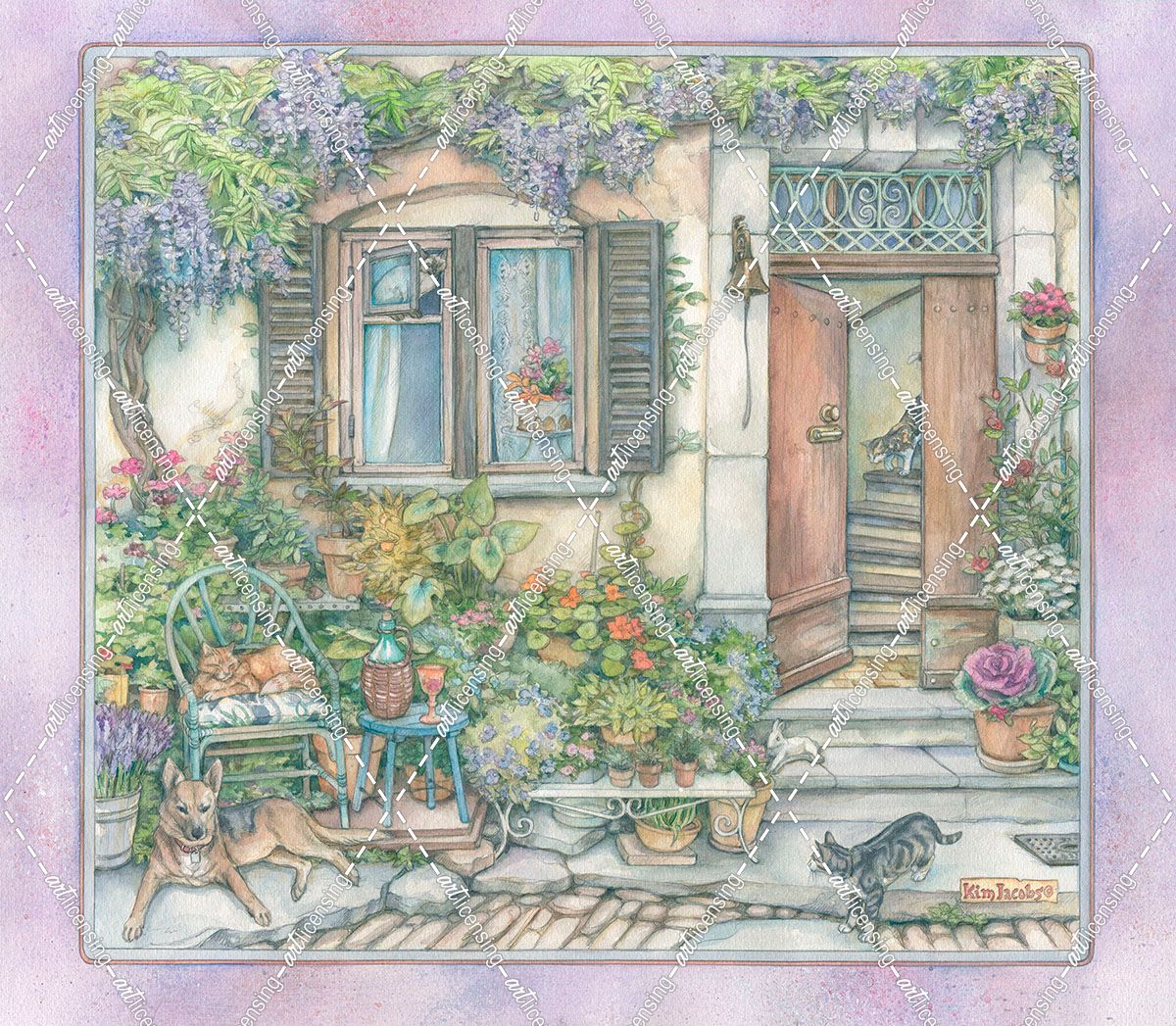 French Village Gardening