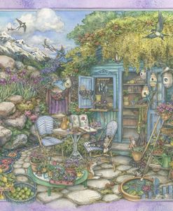 Blue Garden Shed