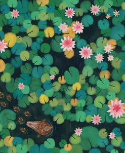 Lilypad Springtime Duck Pond