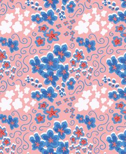 Spunky Florals Repeating Pattern