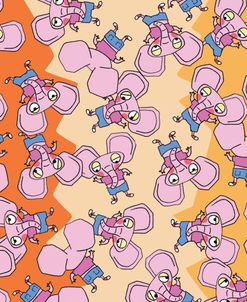 Pink Elephant Dancing In Shoes