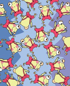 Funky Frog Dancing In Red Shorts