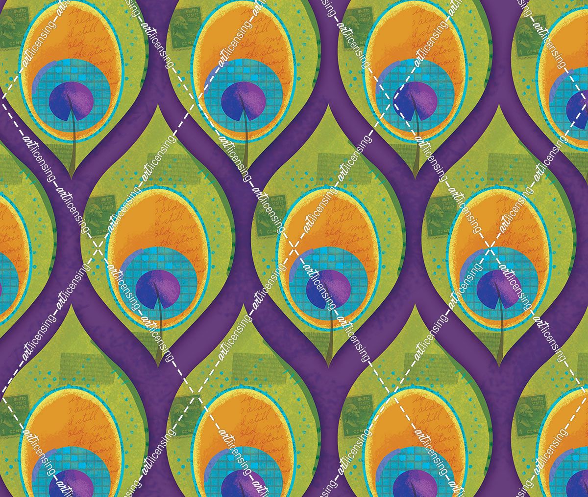 Peacocks pattern 4