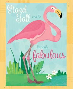 Fancy Flamingos motif 2