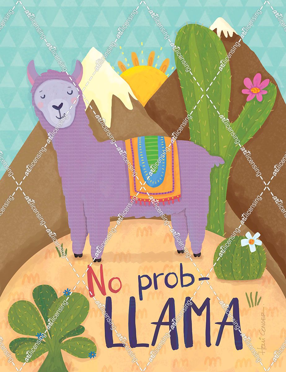 Llama Drama motif 1