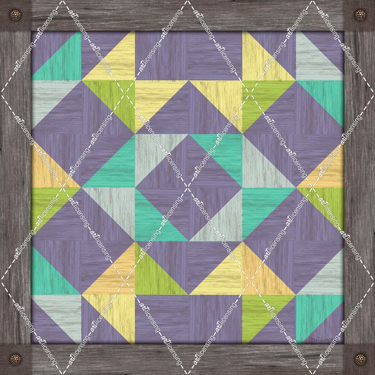 Barn Quilt Weathered 4