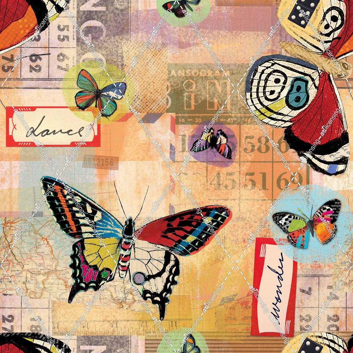 Flutter Collage pattern repeat 1