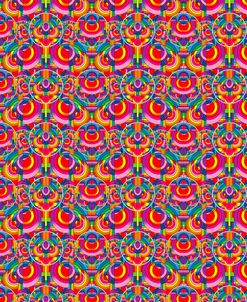 Pop Art Deco Circles Pattern