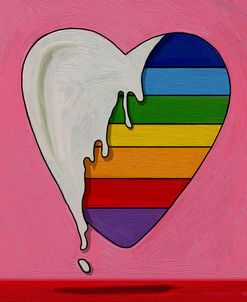 Pop Art Heart Drip