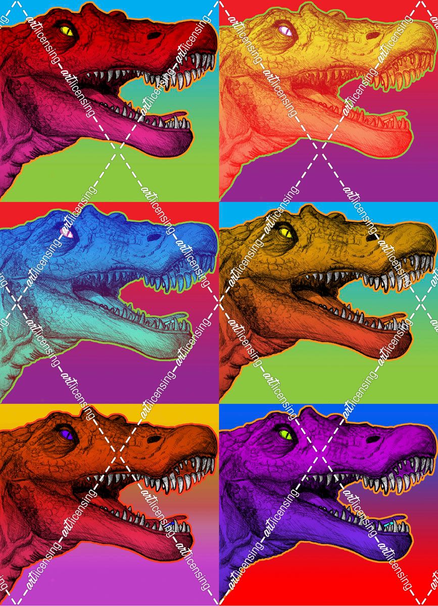 Pop Art Dinosaurs 2