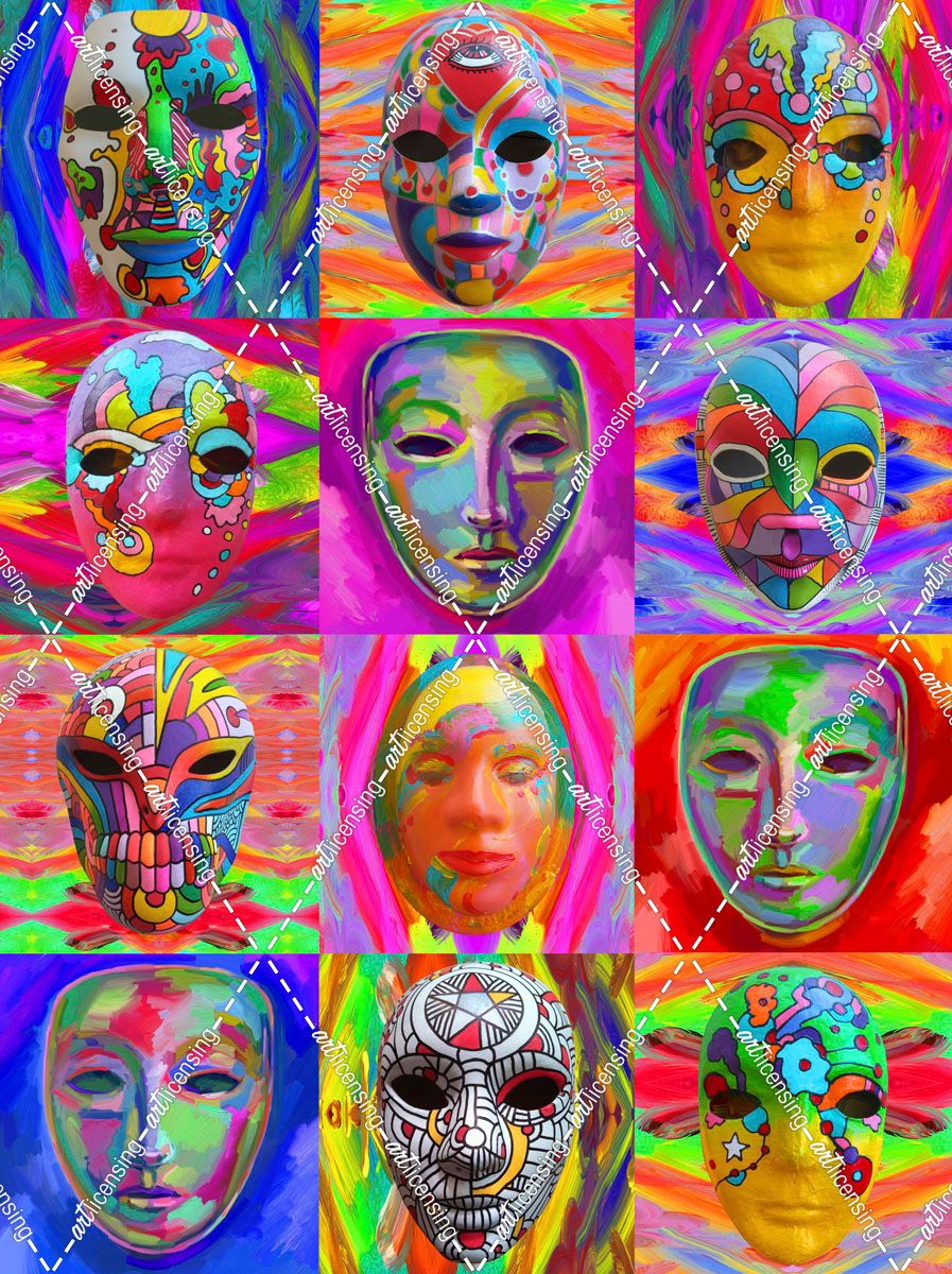 Pop Art Masks