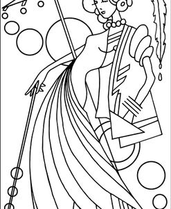 Art Deco Lady 3