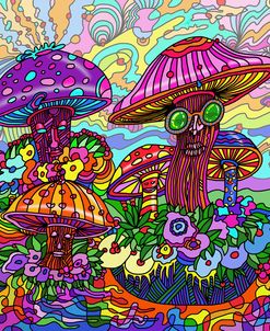 Pop-Art-Mushrooms